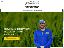 Tablet Screenshot of landscapematerialsacadiana.com
